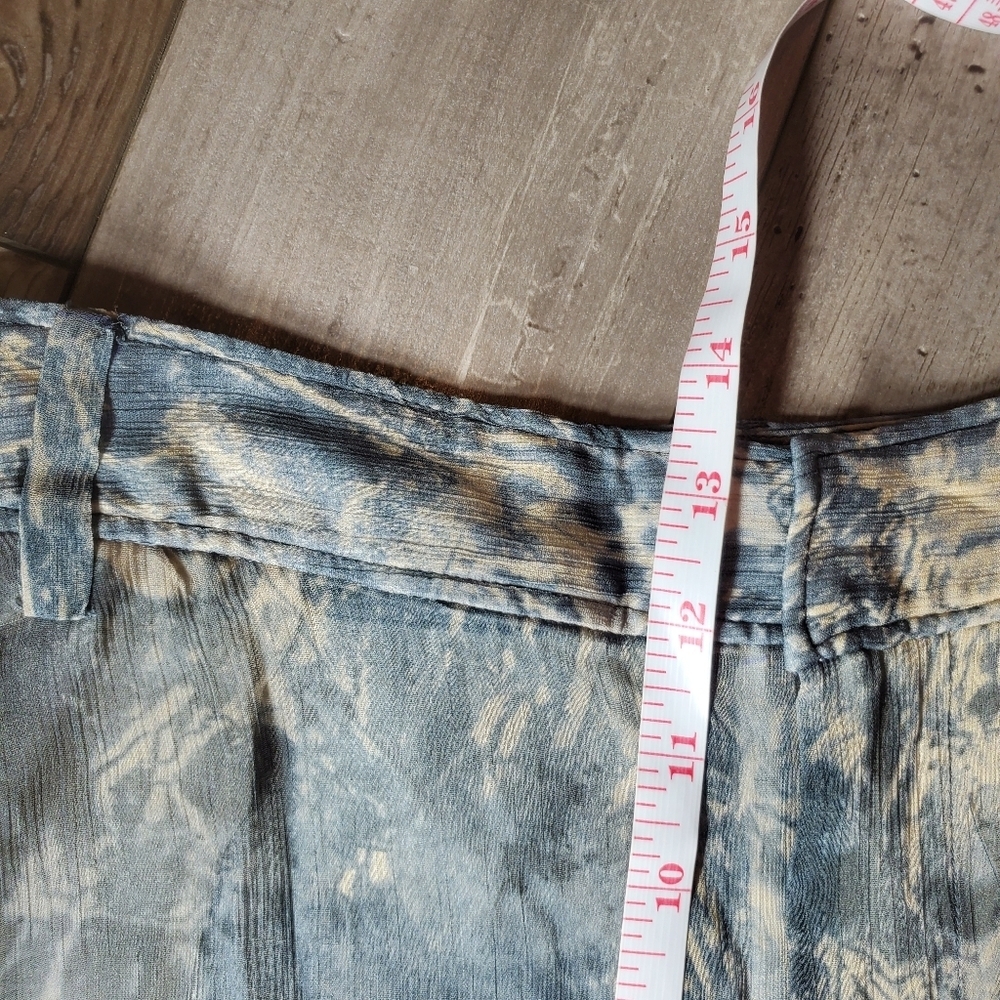 NWT Zara Semi-Sheer Printed Women's High Waisted Pants 100% Viscose Size XS - Picture 7 of 16
